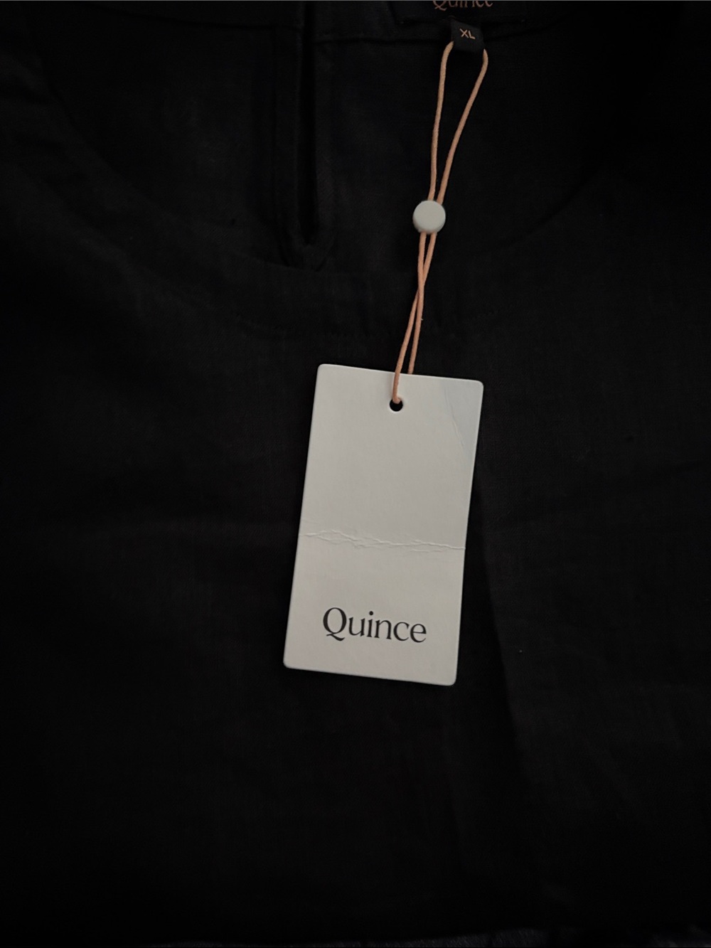 Quince Black Linen Sleeveless Top - Picture 5 of 5